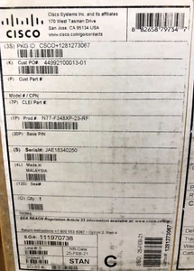 CISCO N77-F348XP-23 Nexus 7700 F3-Series / REMAN / CISCO CERTIFIED SEALED - Photo 1/10