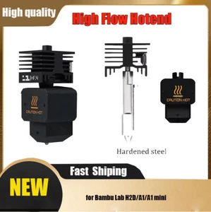 High Flow Hotend 0.2/0.4/0.6/0.8mm Hot End For Bambu Lab H2D/A1/A1 mini Part HAU - Afbeelding 1 van 20