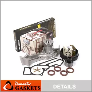 Timing Belt Kit Water Pump Fit 96-04 Nissan Infiniti Supercharged SOHC VG33E - Picture 1 of 11