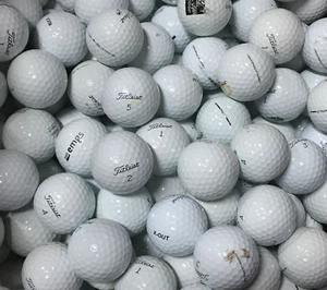 100 pelotas de golf Titleist Pro V1 blancas usadas Pro V1 - mezcla de grado 3A/4A/5A AAA-AAAA - Imagen 1 de 1