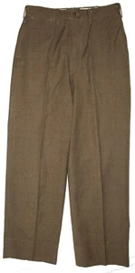 ORIGINAL POST WWII 1952 DATED WOOL COMBAT FIELD TROUSERS - Picture 1 of 7