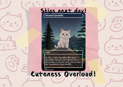 Wooded Foothills, Cute Proxy Fetch Land - Image 1 of 4