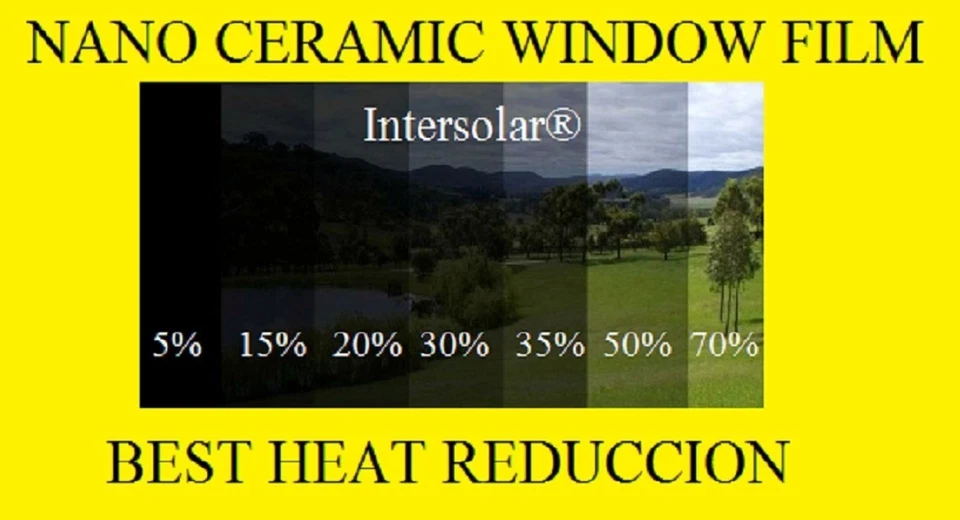 Window Film 50%  Nano Ceramic Tint  Residential Auto  20"x100' 2ply  Intersolar® - Image 1 of 1
