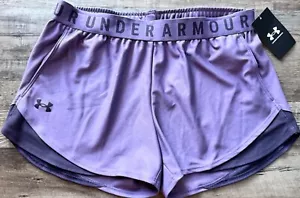 Neu mit Etikett Under Armour Damenshorts L Lavendel/Lila Play Up 3,0 lose Passform groß - Bild 1 von 2