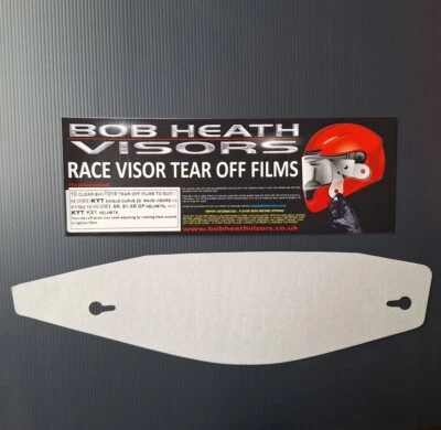 SUOMY SR, S1-XR GP HELMETS VISOR TEAR OFFS   BHVT019 - Image 1 of 2