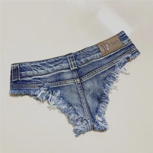 Waist Hot Pants Mini Jeans Sexy Ladies Micro Denim Shorts Low - Picture 1 of 6