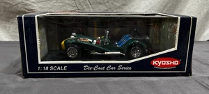 Kyosho 1:18 Scale Caterham Super Seven Yellow Line Die-Cast Model Car NEW - Picture 1 of 5