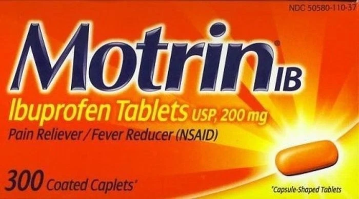 Motrin IB Ibuprofen Caples 300 ct. Pain Reliever Fever Reducer 300 Ct 🟠 08/25
