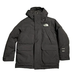 The North Face Boys Coat Boys Medium Black 600 Reclaimed Down Hooded - Picture 1 of 9