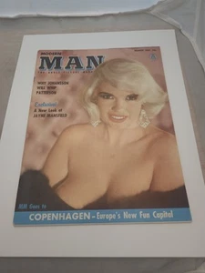 Vintage Modern Man Magazine March 1961 Pin-Up Jayne Mansfield Cover VF - Picture 1 of 3