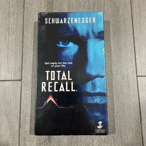 Sealed Brand New Total Recall VHS Movie Tape Schwarzenegger 1990 Watermark - Picture 1 of 5