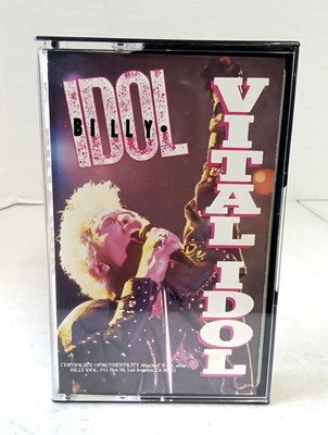 Billy Idol ~ Vital Idol ~ 1987 Chrysalis Cassette tape- NEAR MINT Foto 1 de 4