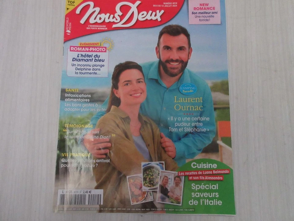 NousDeux 4019 07.2024 Laurent OURNAC LETIZIA d'ESPAGNE La FRANCE en TRAIN - Photo 1/1