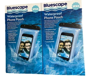 2 Bluescape Waterproof Protect Phone Pouch Carry Strap Designed Float Fits Most - Picture 1 of 7