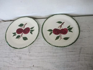 Juego de 2 platos de cena Blue Ridge Pottery 9-3/8" “Quaker Apple” - LEER DESCRIPCIÓN - Imagen 1 de 9