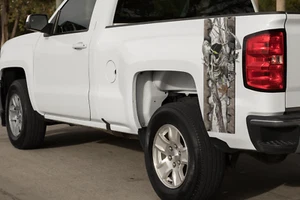 Grim Reaper Bow Hunting Camouflage Truck Bed Band Decal Graphic SET of 2 NEW - Picture 1 of 6