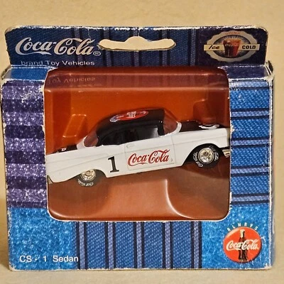 Coca Cola brand toy vehicles " CS-1 Sedan" scala 1:64 "tipo matchbox corgi - Immagine 1 di 4