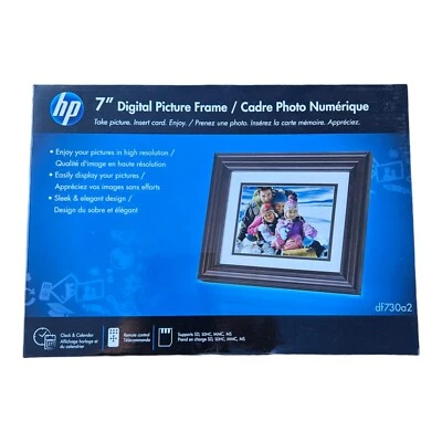 HP 7" Digital Picture Frame Model df730a2 New  - Image 1 of 2