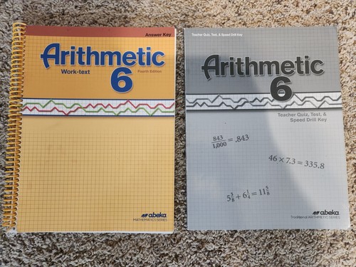 A Beka Arithmetic 6 Answer keys for textbook and tests | eBay