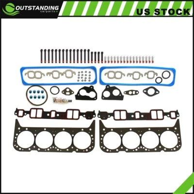 Juego de pernos de junta de culata para Chevrolet C3500 1988-1995 5,7 L 350CID V8 OHV VIN Foto 1 de 4
