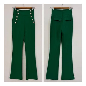 Pantalone verde bottoni Tg S - Foto 1 di 11