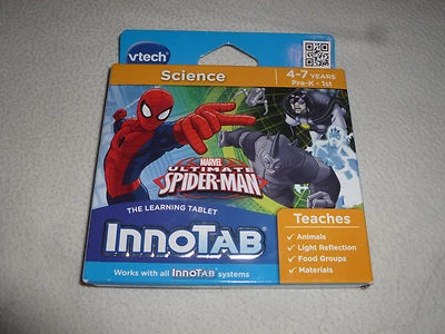 NEW IN BOX INNOTAB VTECH GAME MARVEL ULTIMATE SPIDERMAN 4-7 YEARS NIB  - Image 1 of 2