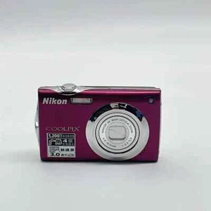 Nikon COOLPIX S4000 Pink (Ruby Red) 12.0MP 4x Zoom Digital Camera-90%NEW - Picture 1 of 15