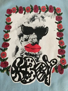 Obey Worldwide Propaganda OBEY Smoke Show Sweatshirt light blue Medium - Picture 1 of 14