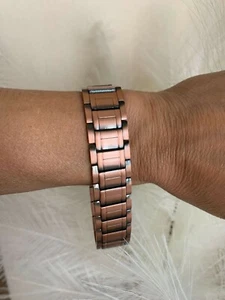 Giant Copper Magnetic Bracelet Arthritis Pain Relief Balance Power Energy XL - Picture 1 of 12