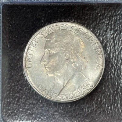 1937 BOONE COMMEMORATIVE SILVER HALF DOLLAR~ICG MS66~BEAUTIFUL COIN~#001 - Image 1 of 4