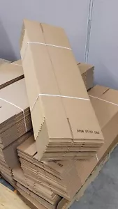 Tall Long Corrugated Shipping Boxes - 200# - 27½" x 7½" x 5" - 20pk - $0.30/pc. - Picture 1 of 6