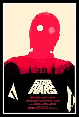 Star Wars - C3PO Movie Poster Print & Unframed Canvas Prints - Image 1 of 2