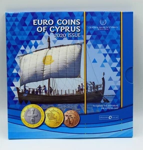 Chipre 2020 - Juego de monedas de euro BU en un folleto de tres capas - Imagen 1 de 7