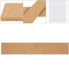 2 Pcs Adhesive Cork Strips Self Corkboard Bar Photo For Office