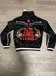 Netflix Mike Tyson vs. Jake Paul Satin Bomber Jacket - Casey Bannerman - Medium - Picture 1 of 15