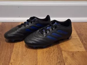 Adidas Goletto VIII Firm Ground Black Soccer Cleats Size 2 GX6906 Fast Shipping - Picture 1 of 7