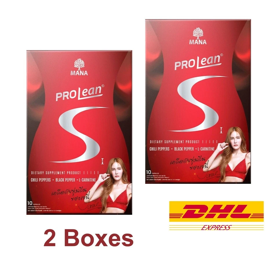 2 x MANA Prolean S Excess Dietary Supplement Burn Weight Control Box of 10 Caps - Image 1 of 4