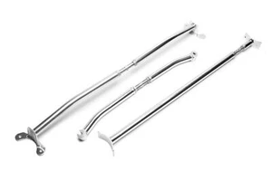 TA TECHNIX 3x ALU-DOMSTREBE KIT-VORNE HINTEN QUERLENKER-STREBE VW POLO 4 6N - Afbeelding 1 van 1