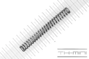 Molla a pressione 2mm applicata 15x120mm 18,4kg spirale acciaio inox metallo - Foto 1 di 1