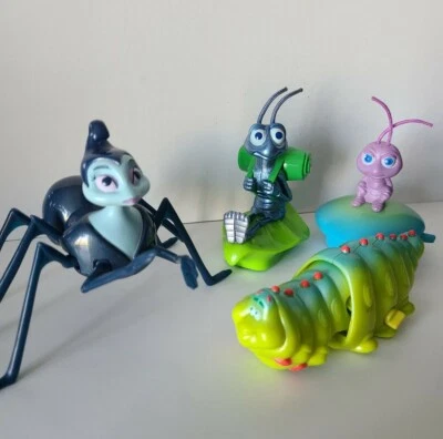 Disney A Bugs Life McDonalds лот из 4 рабочих заводных игрушек винтаж 1998  - Изображение 1 из 4