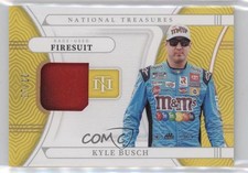 2022 Panini National Treasures Race Used Firesuits Prime /10 Kyle Busch #RUF-KYB