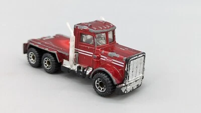 Vintage Matchbox 1981 Peterbilt Cement Truck Cab Red Diecast 1:64 - Image 1 of 4