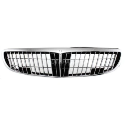 New Grille Fits 2000-01 Infiniti I30 IN1200105 Chrome Shell/Painted Black Insert - Image 1 of 4