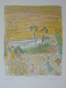 Constantin (Kostia) Terechkovitch "The Heart in Feast" Original Lithograph S/N - Picture 1 of 1