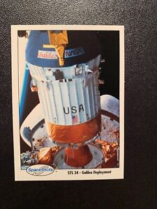 SPACESHOTS  STS 34 Galileo Deployment   Card 1991 Space Ventures Card #0187