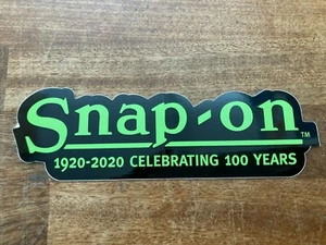 Snap-On Tools Retro-Stil 100 Jahre grüne Werkzeugkiste Aufkleber Aufkleber 7 Zoll Breite - Bild 1 von 2