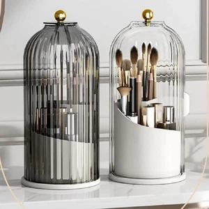 Portaspazzolino a scomparsa girevole 360° con coperchio scorrevole e coperchio antipolvere& - Foto 1 di 18