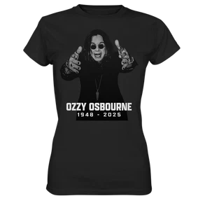 Ozzy Osbourne - 1948 - 2025 - Damen T-Shirt | Black Sabbath R.I.P. - Picture 1 of 5
