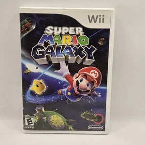 Super Mario Galaxy Wii Nintendo COMPLETE With Manual CIB Tested Working - Picture 1 of 5
