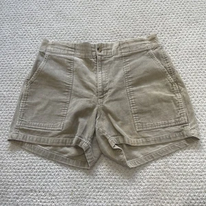 Pantalones Cortos Vintage Años 80 Malezas Pana Color Beige Talla 34 Hechos en EE. UU. - Imagen 1 de 7